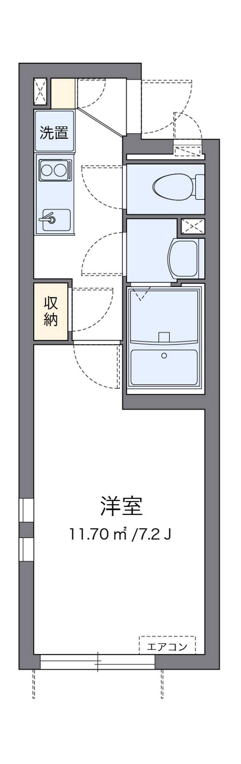 クレイノシャイン 間取図