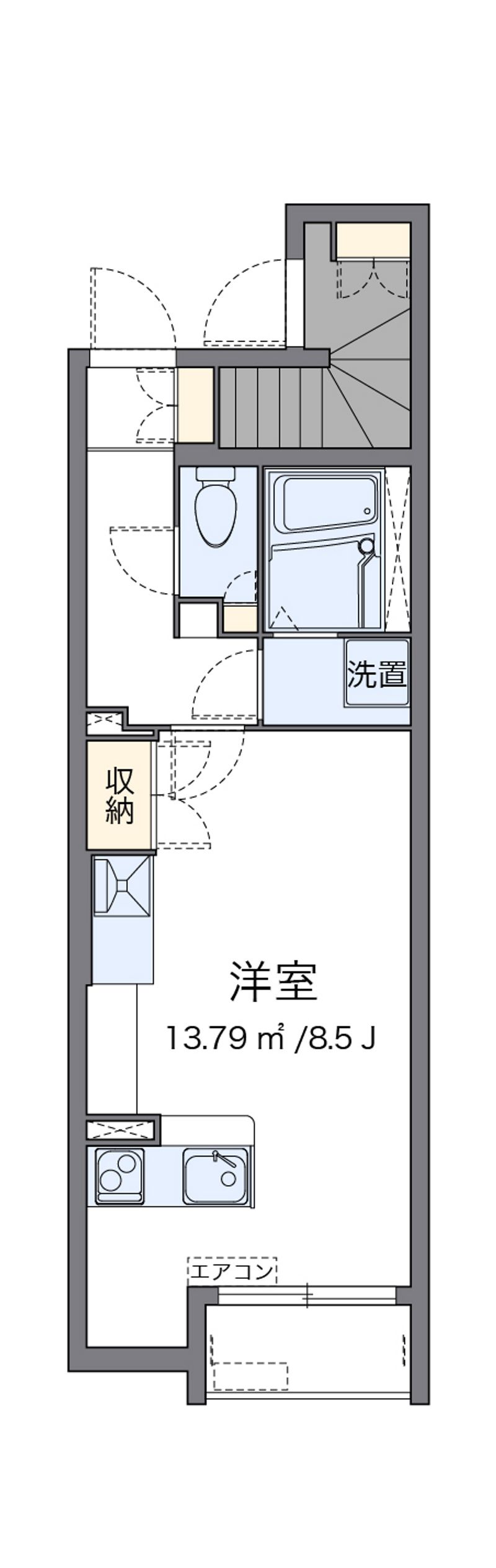 ミランダＫｏｎａ　Ｗｉｎｄ 間取図