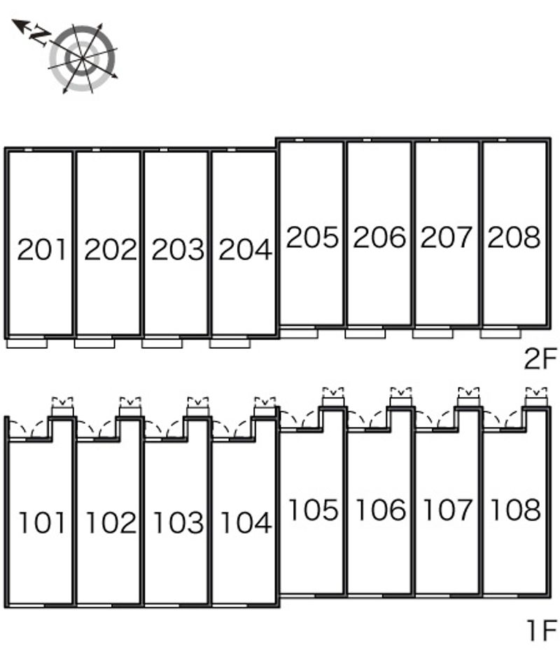 レオネクストエトワール　富士見 間取り配置図