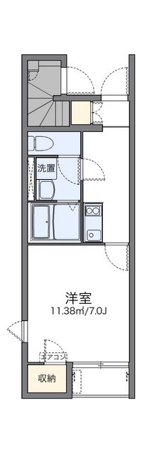 レオネクストグレイス駒ヶ林 間取り図