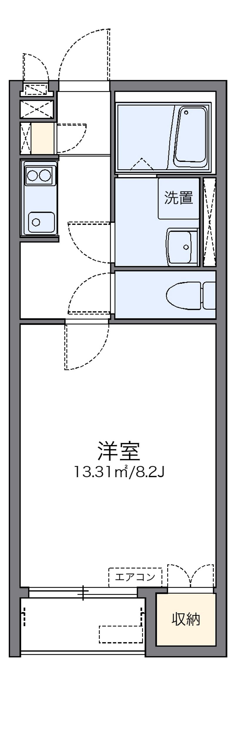 レオネクストスマイルシダー 間取図