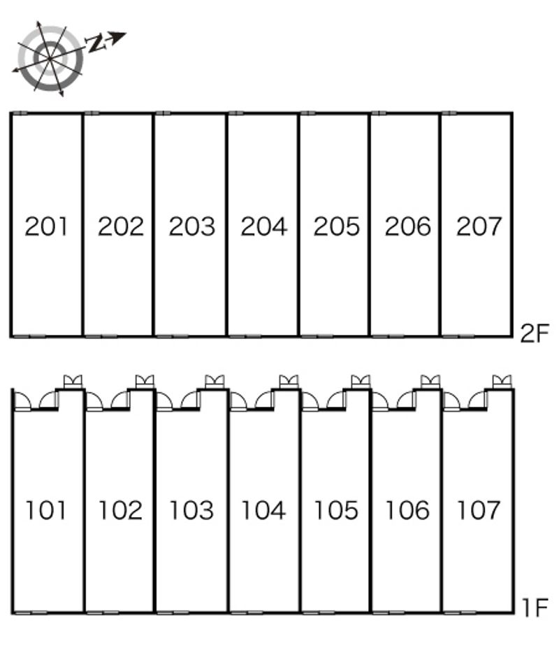 レオパレスＣｈｅｒｉｓｈ 間取配置図