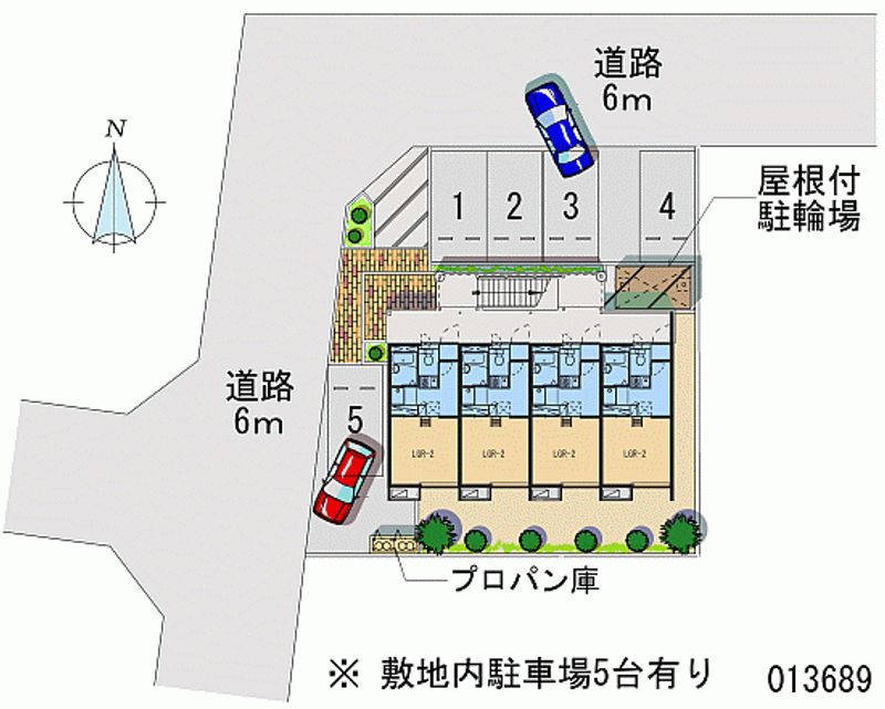 レオパレスセレッソ 月極駐車場