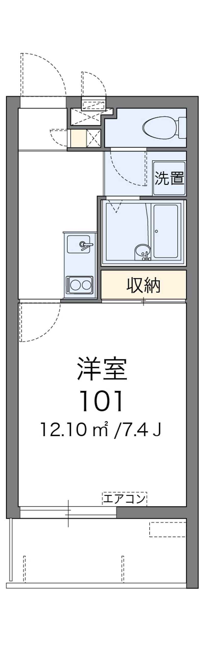レオネクストカメリア 間取図