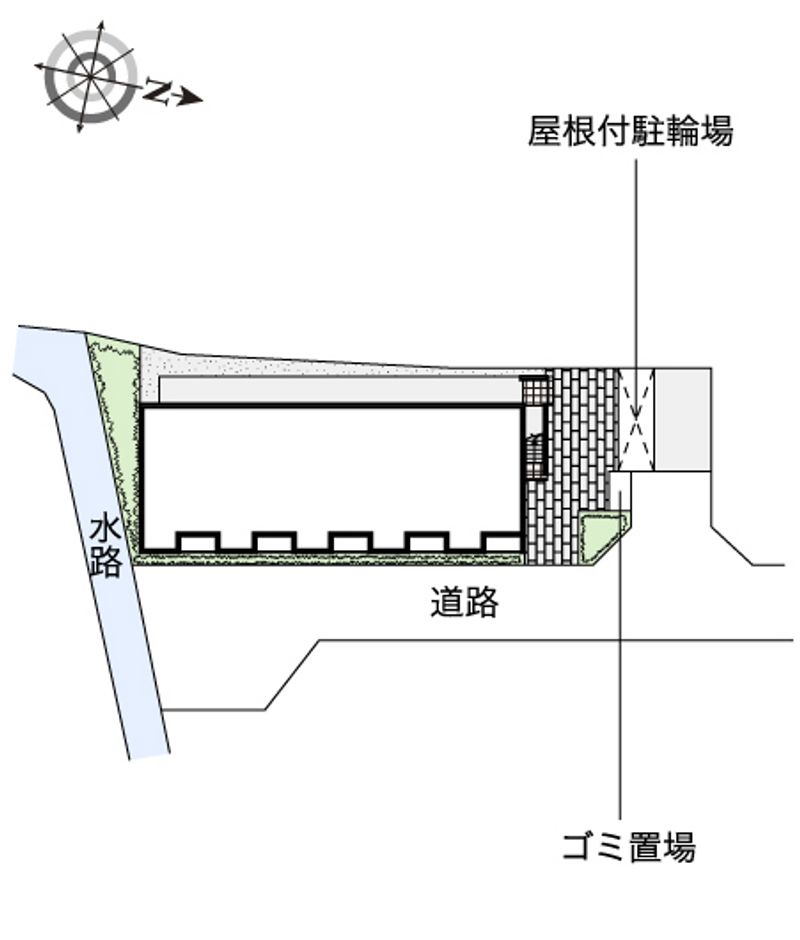 レオネクスト南花屋敷Ⅱ 配置図