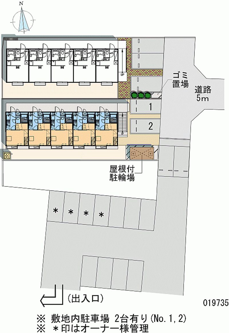 レオパレスファミリア湘南−南館 区画図
