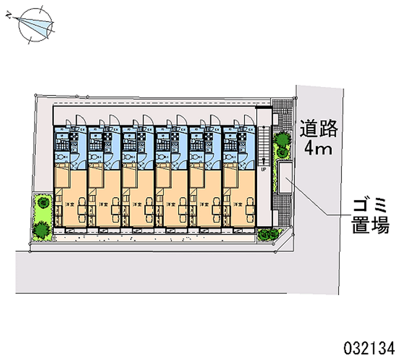レオパレス大和町 区画図