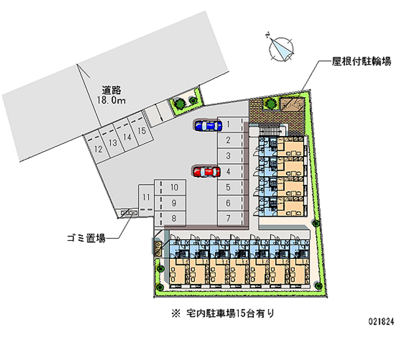 21824 Monthly parking lot