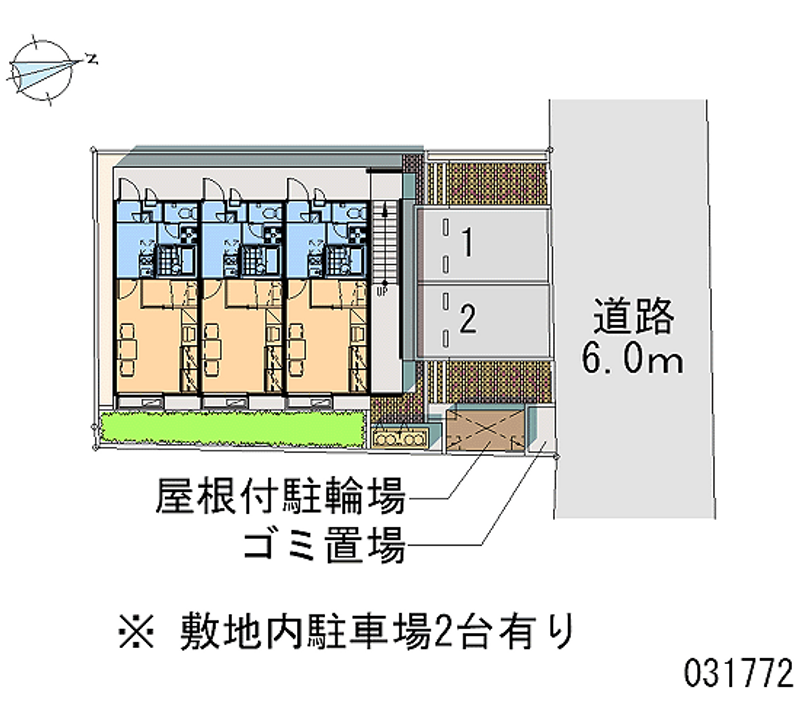 レオパレスヒルサイドテラス 月極駐車場