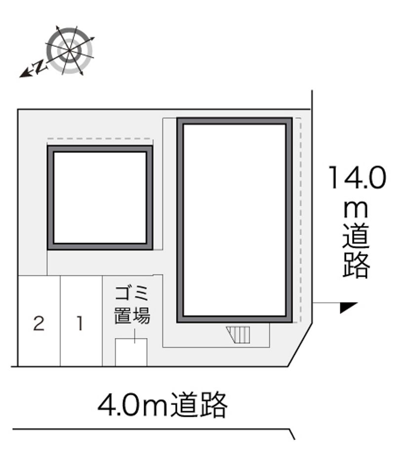 レオパレスプリムローズ 配置図