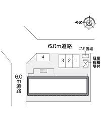 レオパレスメイチョロ千代田町 配置図