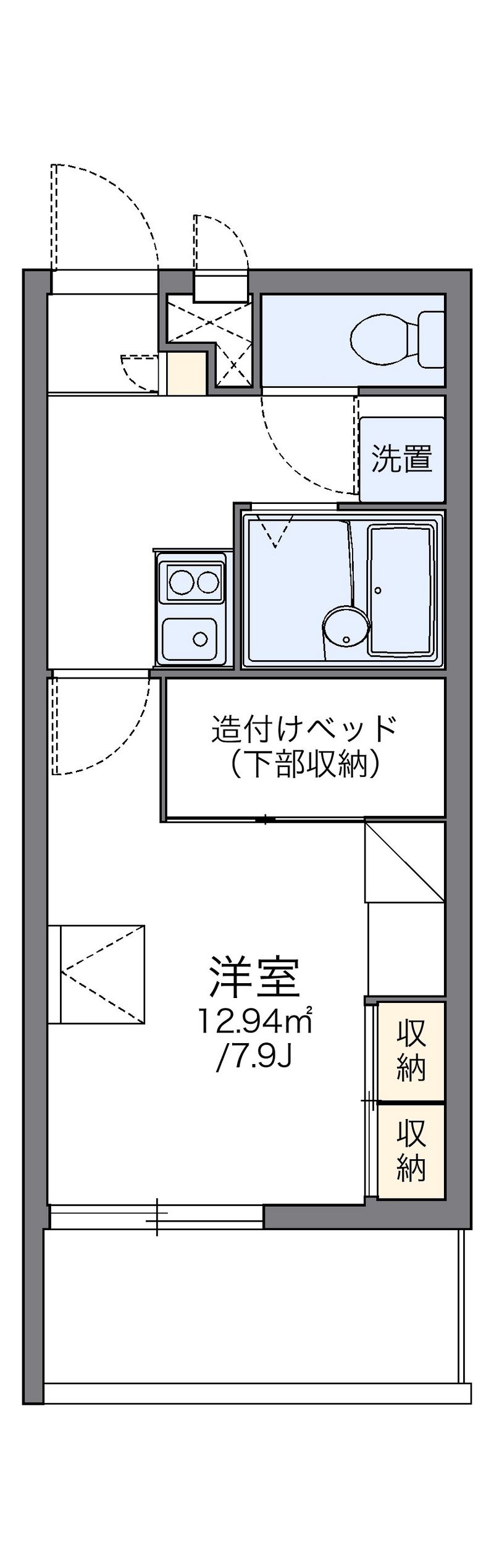 レオパレスグレースＹＯＧＩ 間取図