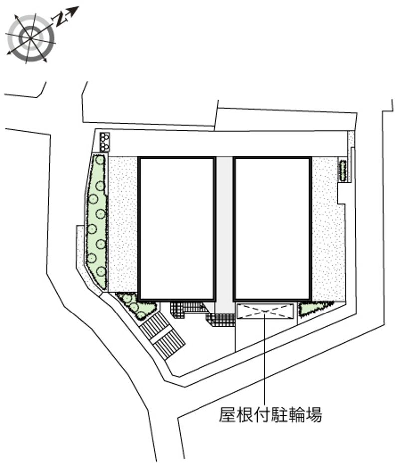 レオパレスシティパルつつじが丘 配置図