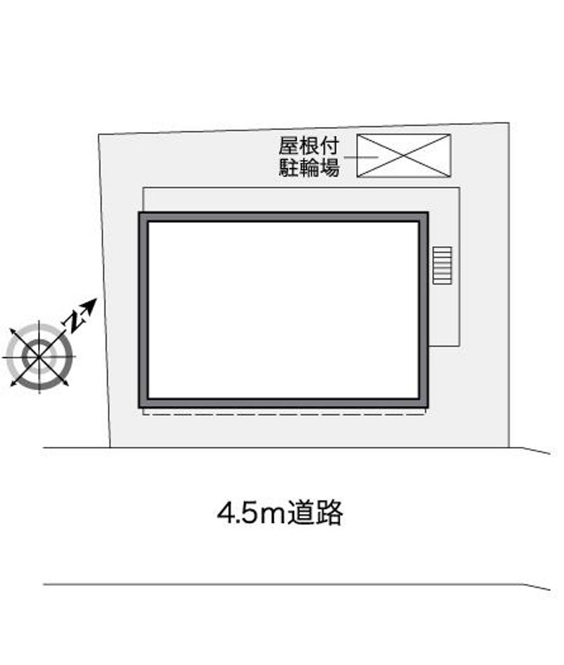 レオパレスメゾン　ド　秋葉 配置図