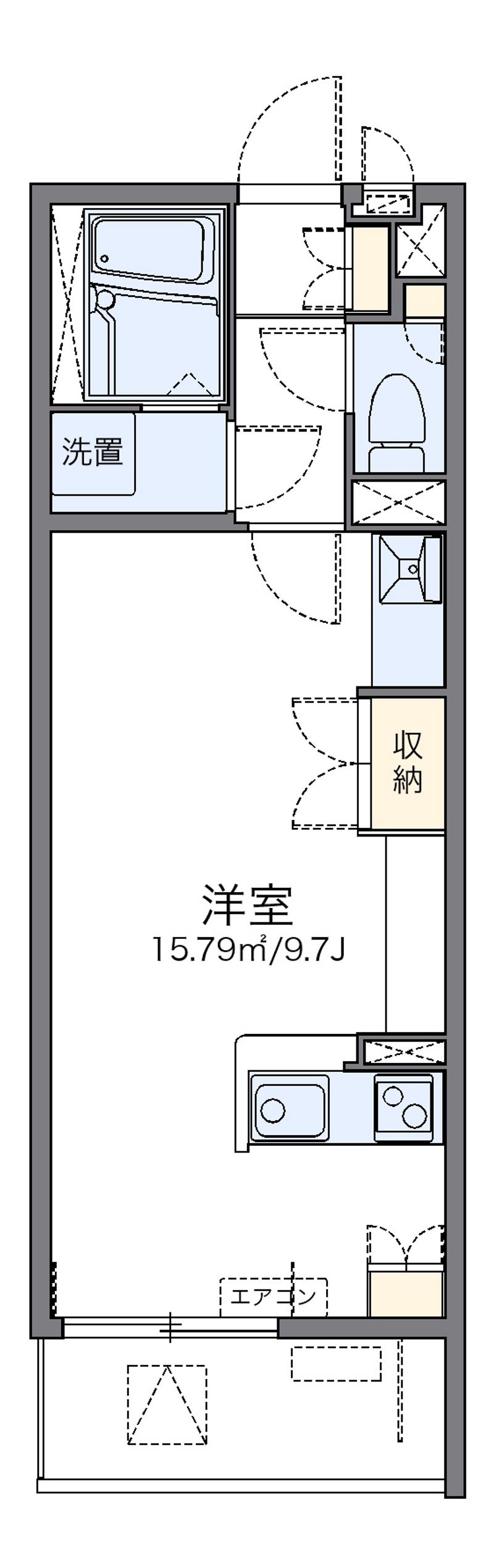 レオネクスト長府駅前 間取図