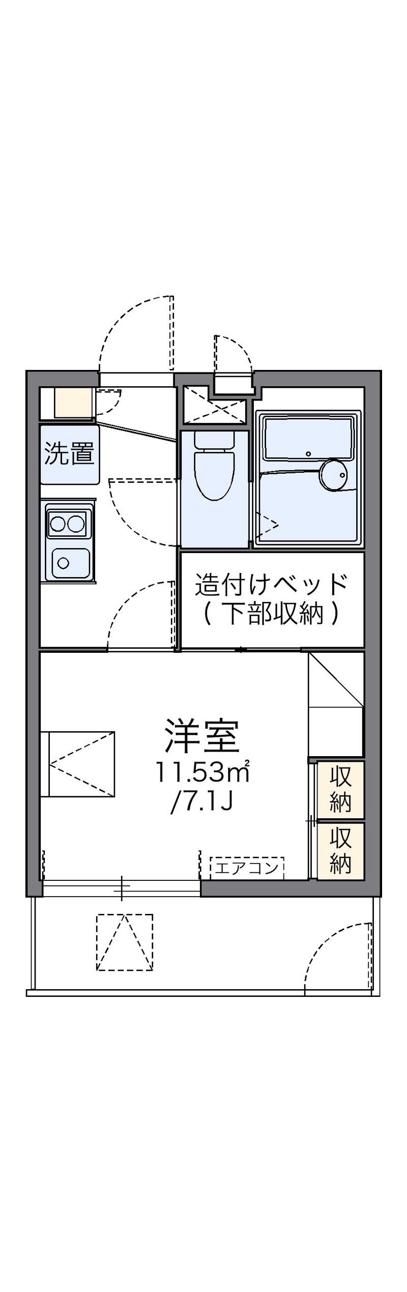 leopalace Fumin Floor plan