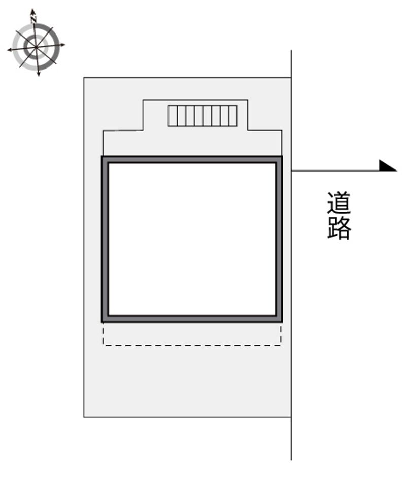 レオパレスシャンブル高殿Ⅱ 配置図