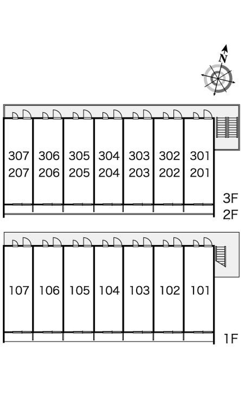 レオパレスＩｔｏ 間取配置図