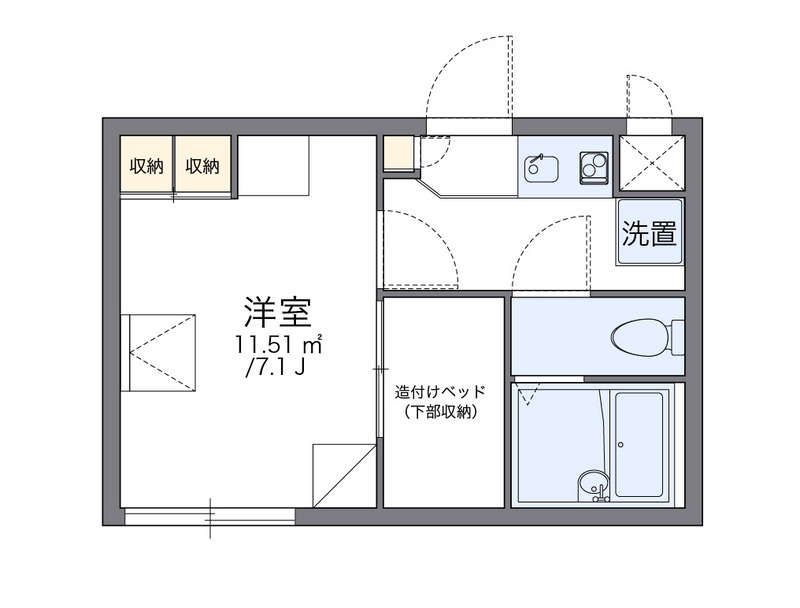 レオパレスグラティテュードⅢ 間取り
