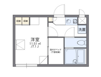 レオパレスグラティテュードⅢ 間取り図