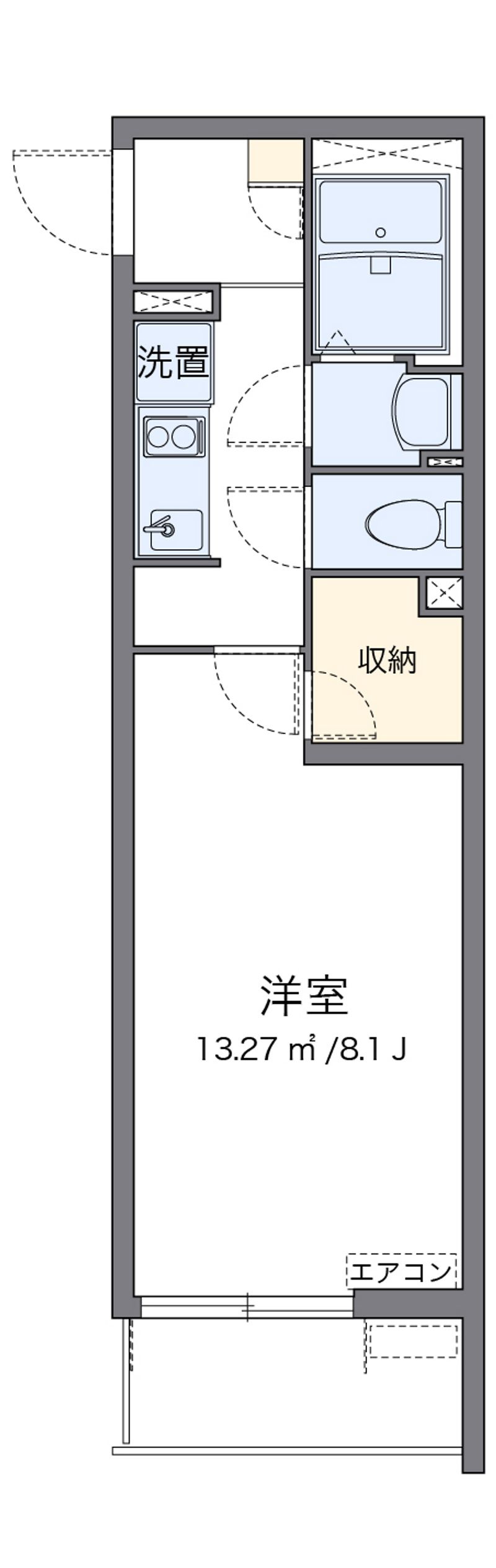 クレイノフィオーレ八幡 間取図