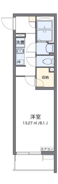 クレイノフィオーレ八幡 間取り図