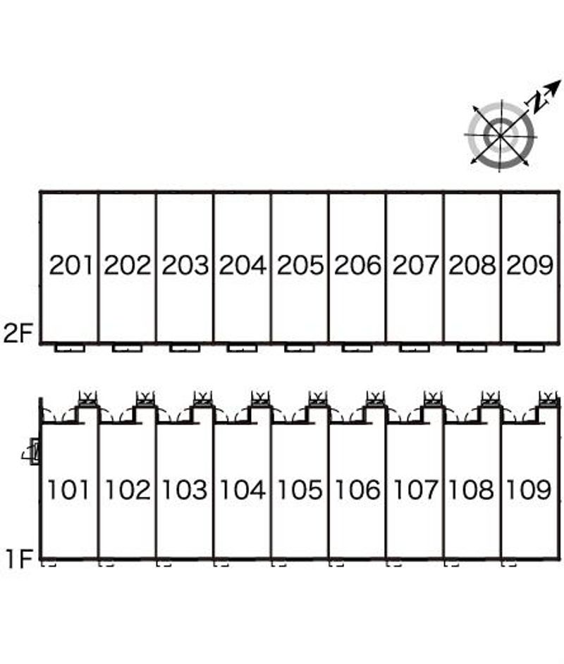 レオネクストプログレ 間取配置図