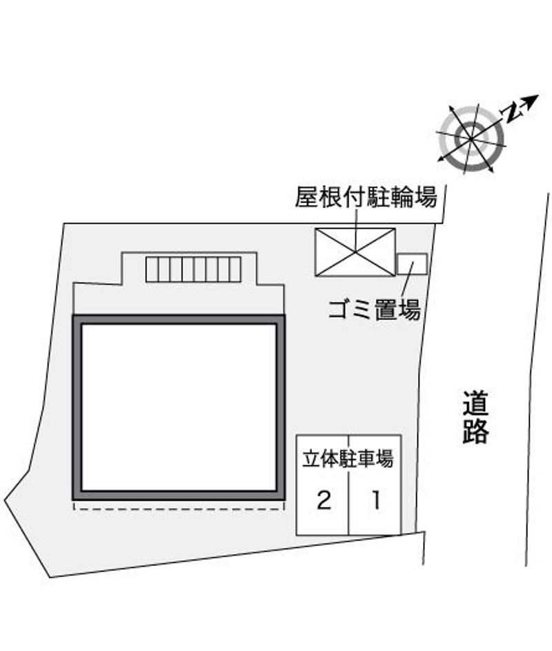 レオパレスＭＡＤＡＮＩ 配置図