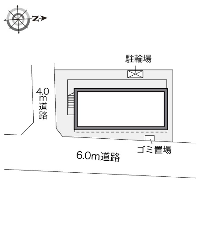 レオパレスエスペランサ常盤 配置図