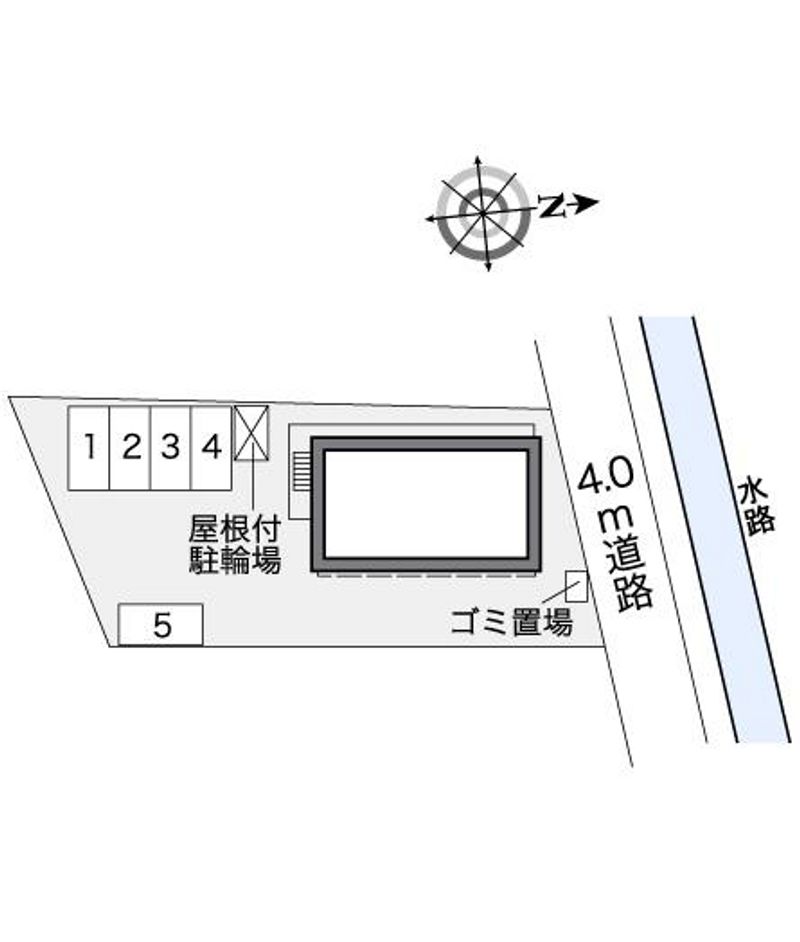 レオパレスヴィルドミール 配置図