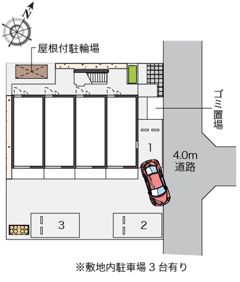 レオパレスホヌ 配置図