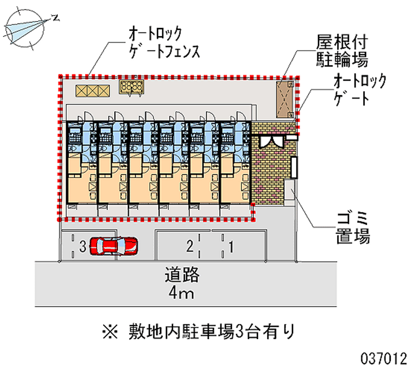 レオパレスプロスペラーレ 月極駐車場