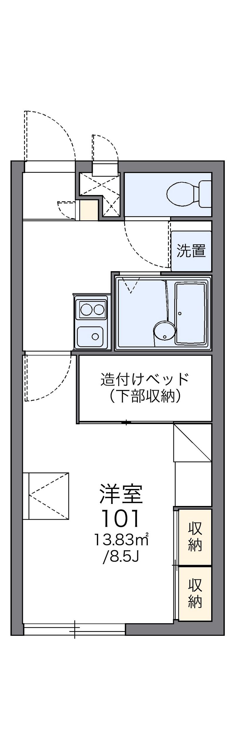 レオパレスＴＫ 間取図