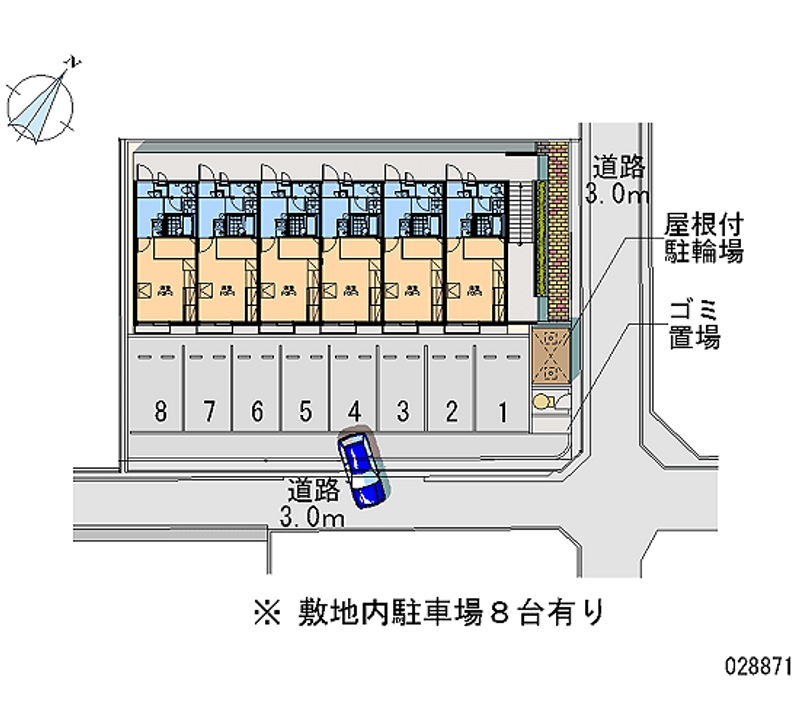 レオパレスコーポ　藤原 月極駐車場