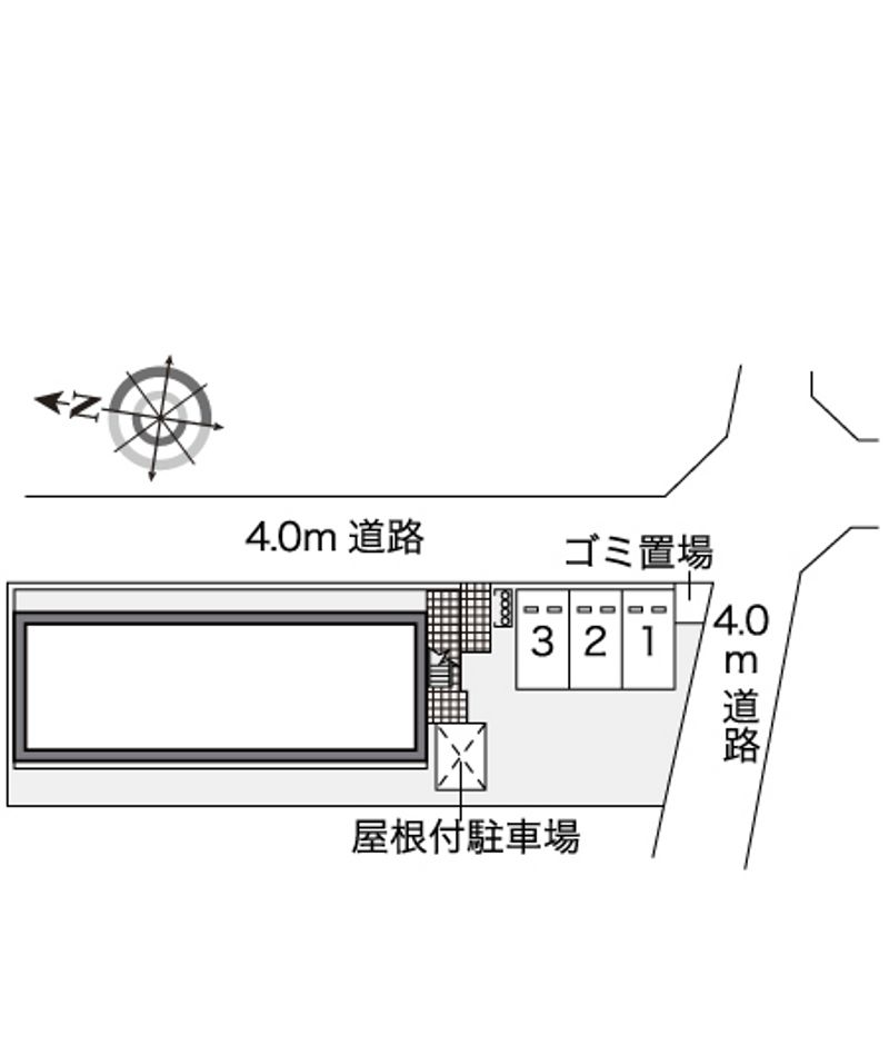 レオパレスカメマスⅠ 配置図