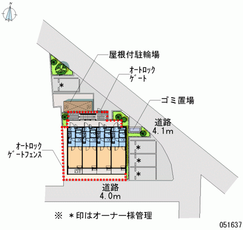 レオパレスエントピア 区画図