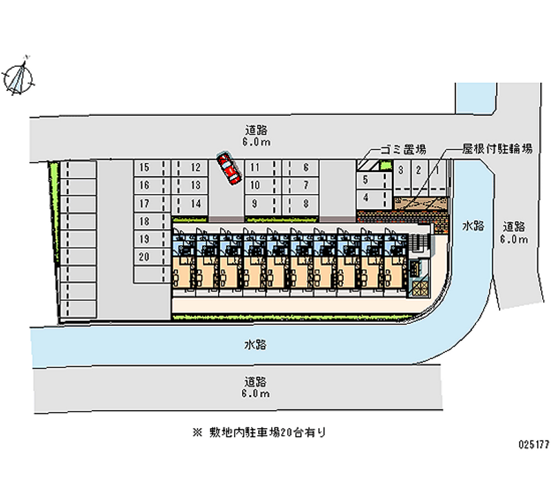 25177月租停车场