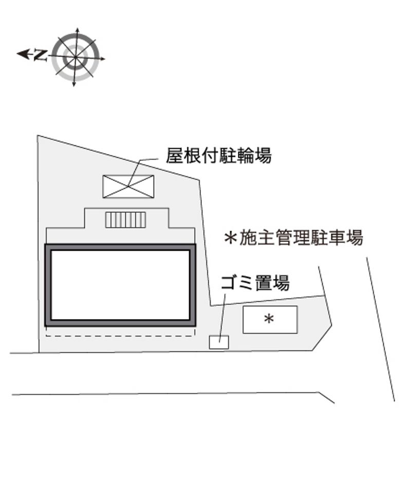 レオパレスネクシアⅡ 配置図