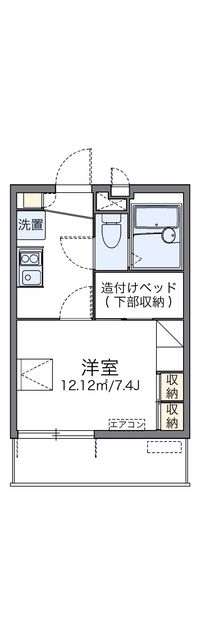 レオパレスオーテスワン 間取り図