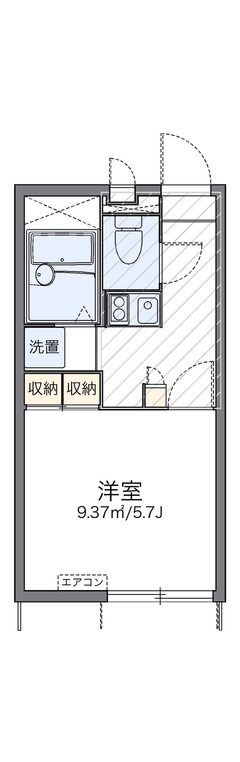 レオパレスＳＥＩＺＡＮ 間取図