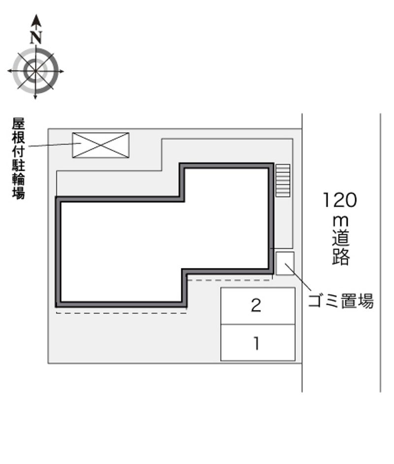 レオパレスＡＫＡＳＥ 配置図