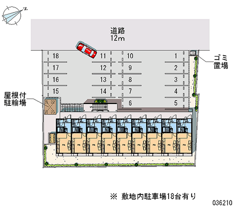 レオパレスサンハイム大浜 月極駐車場