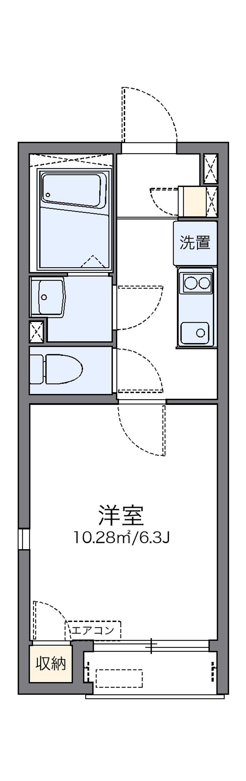 レオネクストコートハウス川口 間取図