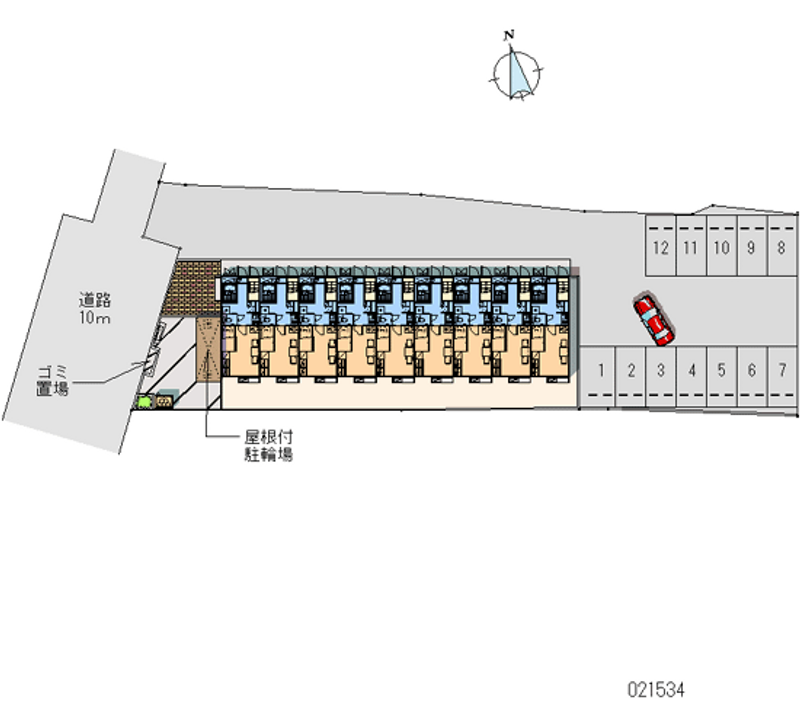 21534 bãi đậu xe hàng tháng