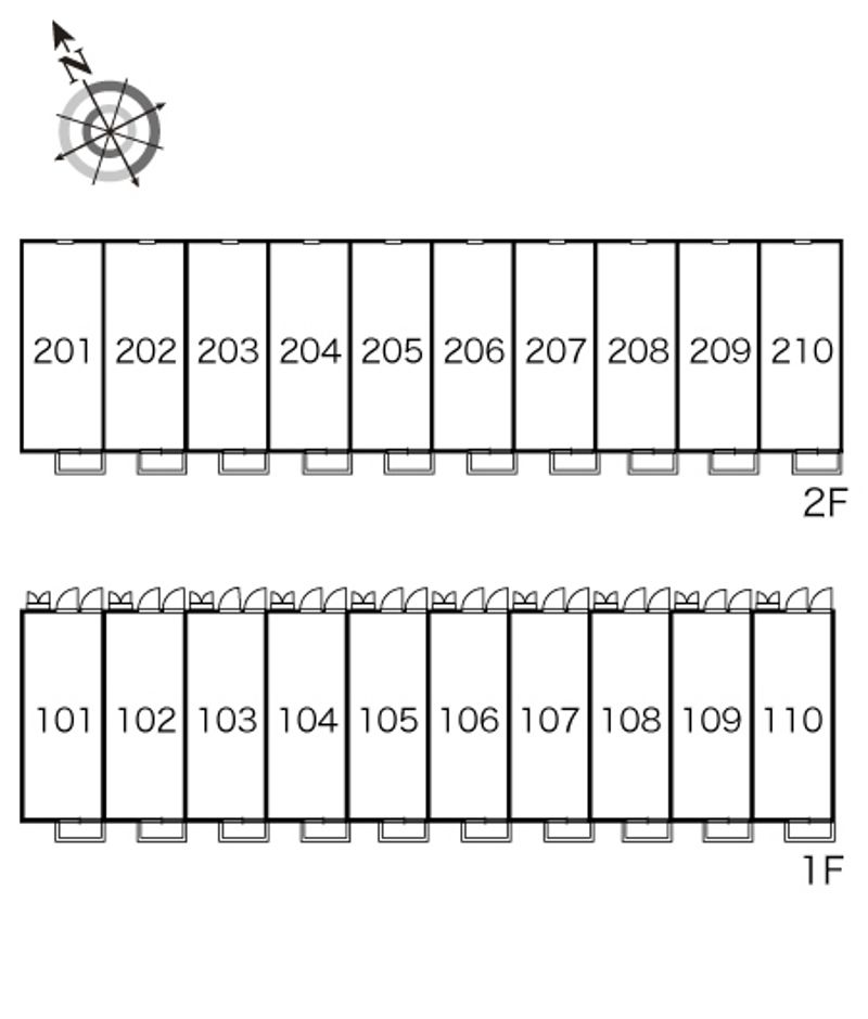 レオパレスＭｅｌｏｎ 間取配置図