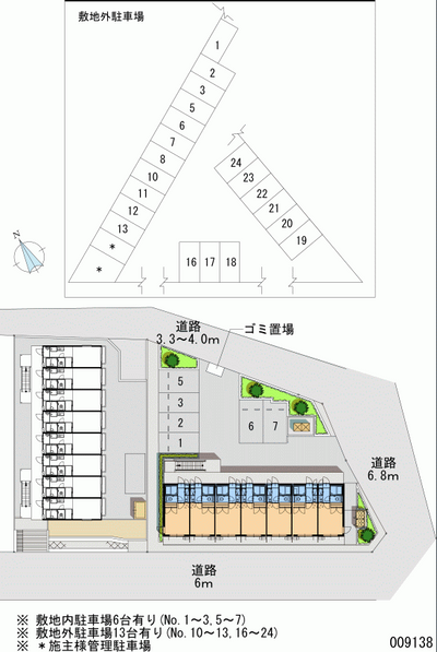 09138 Monthly parking lot