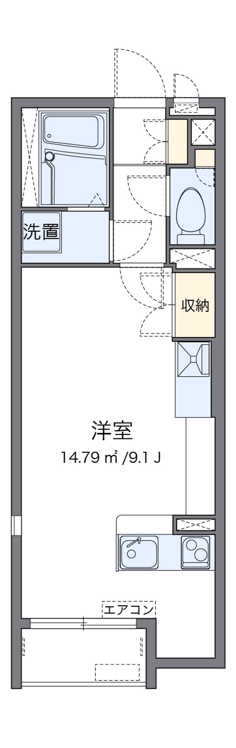 MIRANDA Kosai WEST Floor plan