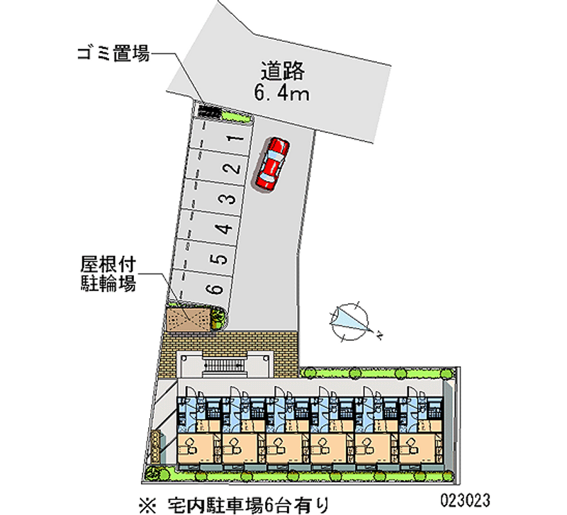 23023 Monthly parking lot