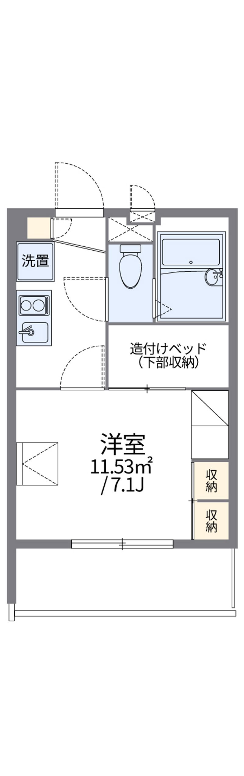 レオパレスＹＡＭＡＭＯＴＯ 間取図