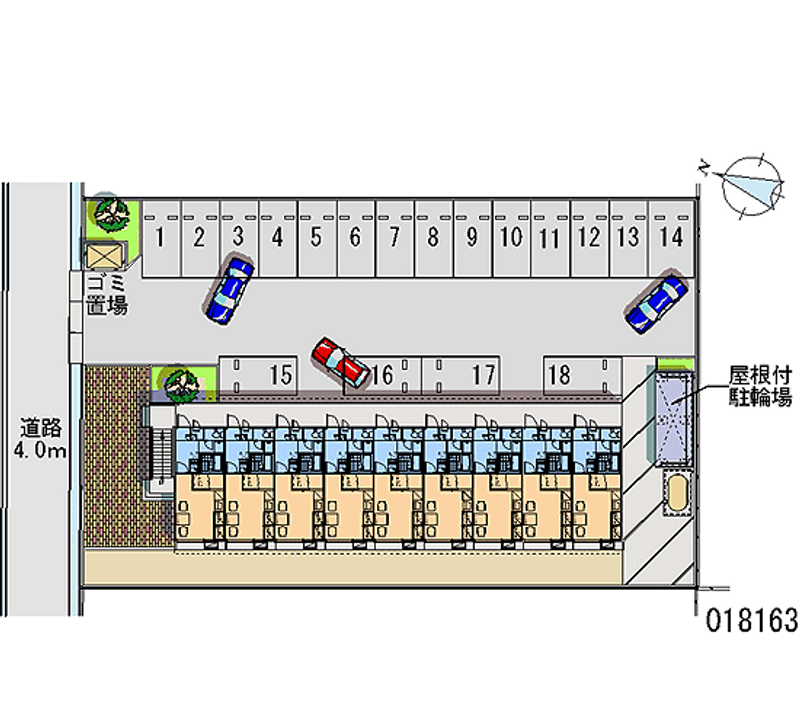 18163 Monthly parking lot